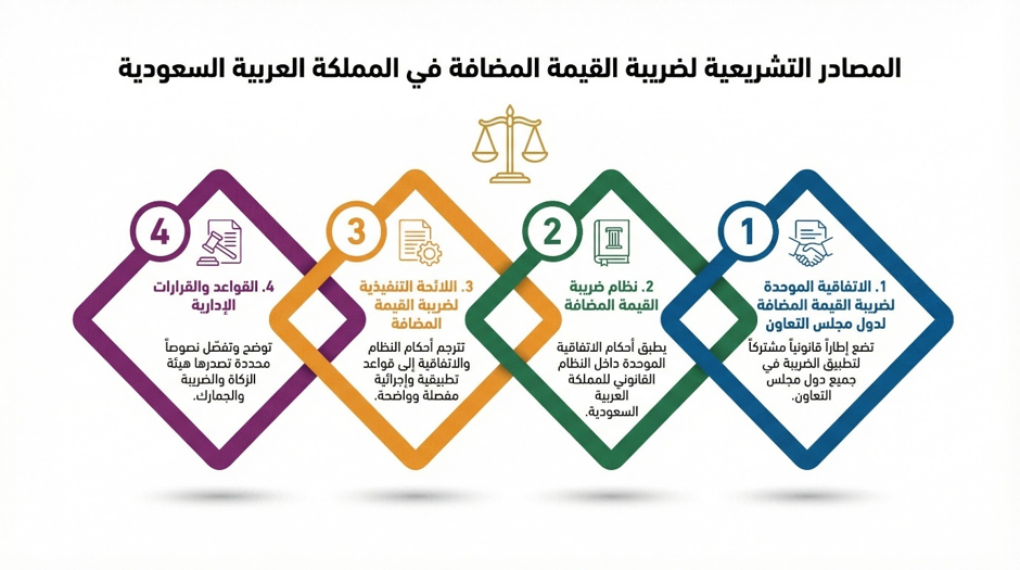 المصادر التشريعية لضريبة القيمة المضافة